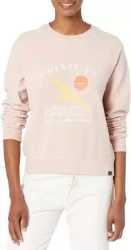 Толстовка Reverse Beach Fleece Crew Faherty, цвет Peach Whip