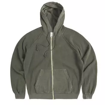 Толстовка Reverse Zip Hood Stockholm Surfboard Club, зеленый
