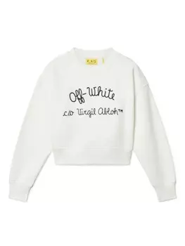 Толстовка Ringer Off-White Kids, белый