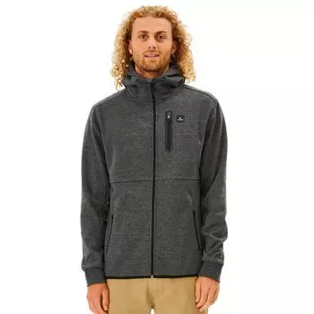 Толстовка Rip Curl Anti Series Departed Full Zip, зеленый