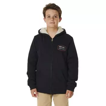 Толстовка Rip Curl Lined Fleece Full Zip, черный
