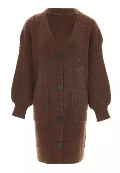 Толстовка RISA Strickjacke, коричневый