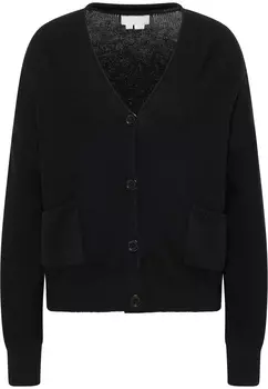 Толстовка RISA Strickjacke Mit Knpfen, черный