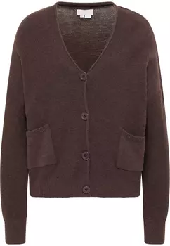 Толстовка RISA Strickjacke Mit Knpfen, коричневый