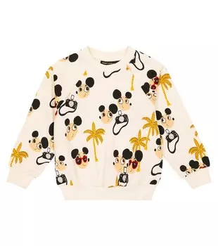 Толстовка Ritzratz из хлопкового джерси Mini Rodini, разноцветный