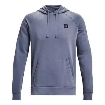 Толстовка rival fleece hoodie 'grey purple' Under Armour, серый