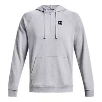 Толстовка rival fleece zip hoodie 'light grey' Under Armour, серый