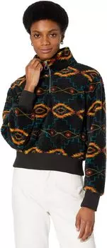 Толстовка Rock and Roll Cowgirl Aztec Sherpa 1/4 Zip Pullover 48T2384, разноцветный