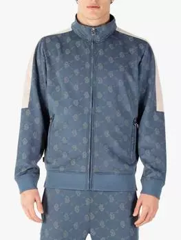 Толстовка роналду на молнии LUKE 1977, цвет Denim Blue/Multi