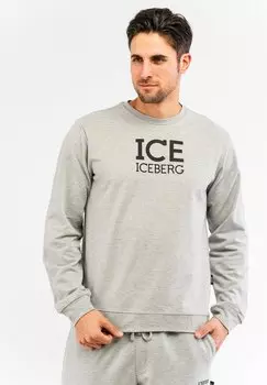 Толстовка ROUNDNECK F WITH BIG ICE ICEBERG, светло-серый
