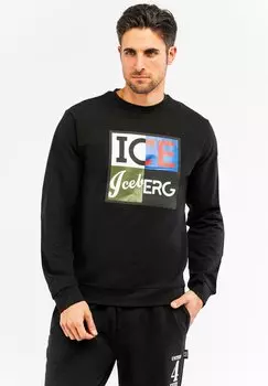 Толстовка ROUNDNECK WITH BIG ICE ICEBERG, черный
