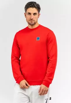 Толстовка ROUNDNECK WITH LOGO PATCH ICE ICEBERG, красный