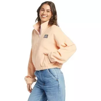 Толстовка Roxy Dawntodusksld Half Zip, бежевый
