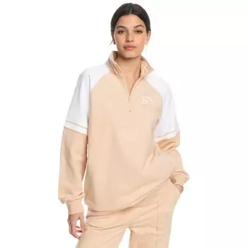 Толстовка Roxy Essential Energy Half Cb Full Zip, бежевый