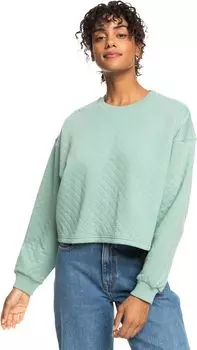 Толстовка Roxy Surf Break Crew, цвет Blue Surf