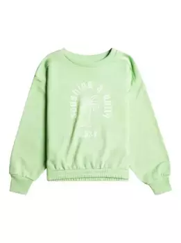 Толстовка Roxy "Танцующая машина", зеленый