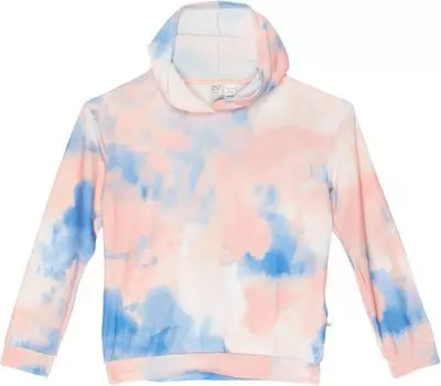 Толстовка Roxy Turn Back Time Long Sleeve Hooded Shirt, цвет Tropical Peach Water Tie Dye