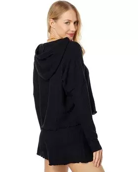Толстовка Roxy Twilight Mood Cozy Thermal Hooded Sweatshirt, цвет Anthracite