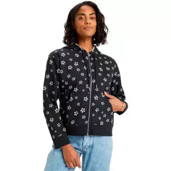 Толстовка Roxy Vl Feels Right full zip, серый