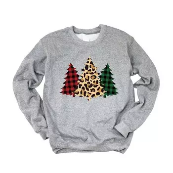 Толстовка «Рождественские елки» Simply Sage Market, цвет Graphite