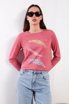 Толстовка - Розовый - Классический крой LC Waikiki, розовый