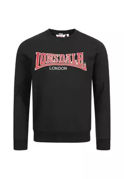 Толстовка RUNDHALS SCHMALE PASSFORM BERGER Lonsdale, черный