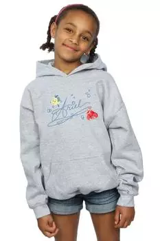 Толстовка «Русалочка Ариэль» Disney, серый