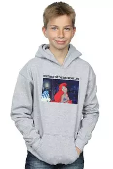 Толстовка «Русалочка в ожидании выходных» Disney, серый