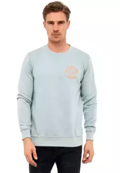 Толстовка Rusty Neal с модным принтом на спине, серый