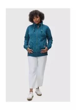 Толстовка Rylie Print Zip Plus с капюшоном Ragwear, цвет Petrol