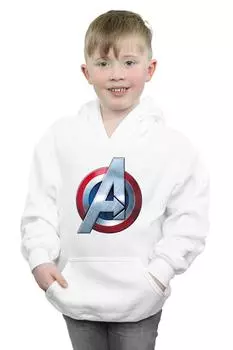 Толстовка с 3D-логотипом «Мстители» Marvel, белый