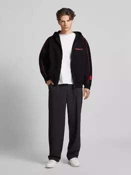 Толстовка с эффектным принтом, модель «TRANCE» Vertere, черный