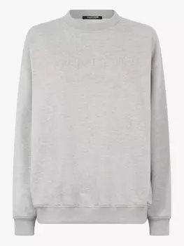 Толстовка с эффектом меланжа Roberto Cavalli, серый