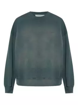 Толстовка с эффектом потертости GOLDEN GOOSE, зеленый