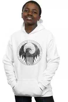 Толстовка с эффектом потертости «Магический конгресс» FANTASTIC BEASTS, белый