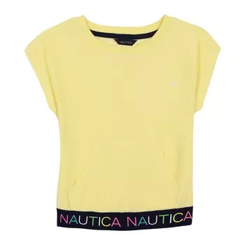 Толстовка с эластичной кромкой для маленьких девочек Nautica (4-6X), цвет Chamomille