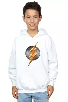 Толстовка с эмблемой Лиги справедливости из фильма DC Comics, белый