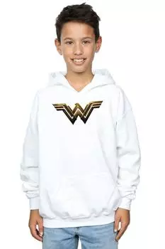 Толстовка с эмблемой «Лиги справедливости» из фильма «Чудо-женщина» DC Comics, белый