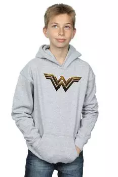 Толстовка с эмблемой «Лиги справедливости» из фильма «Чудо-женщина» DC Comics, серый
