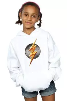 Толстовка с эмблемой Лиги справедливости из фильма DC Comics, белый