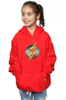Толстовка с эмблемой Лиги справедливости из фильма DC Comics, красный