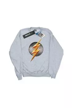 Толстовка с эмблемой «Лиги справедливости» из фильма «Флэш» DC Comics, серый