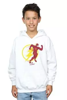 Толстовка с эмблемой The Flash Running DC Comics, белый