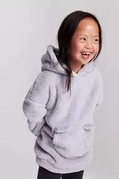 Толстовка с аппликацией H&M, фиолетовый