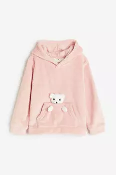Толстовка с аппликацией H&M, розовый