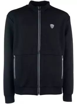Толстовка с аппликацией логотипа Ea7 Emporio Armani, черный