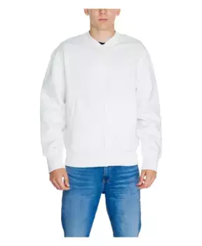 Толстовка с аппликацией монолого Calvin Klein Jeans, белый
