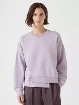 Толстовка с асимметричной вставкой HUSH, цвет Lilac