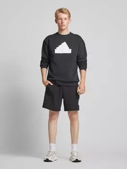 Толстовка с этикеткой ADIDAS SPORTSWEAR, черный
