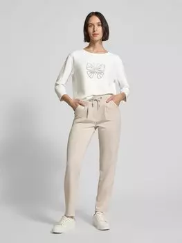 Толстовка с этикеткой monari, кремовый